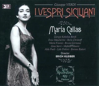 ERICH KLEIBER / エーリヒ・クライバー / GIUSEPPE VERDI/I VESPRI SICILIANI