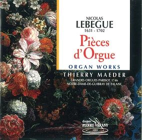 THIERRY MAEDER / ティエリー・メーダー / LEBEGUE:PIECES D'ORGUE