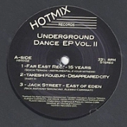 V.A.(FAR EAST REC/TAKESHI KOUZUKI/JACK STREET...) / UNDERGROUND DANCE EP VOL.2