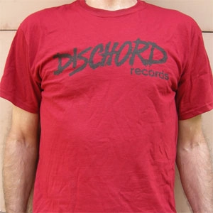 DISCHORD OFFICIAL GOODS / L/T-SHIRT/RED-BLA/OLD DISCHORD LOGO