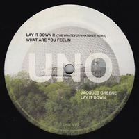 JACQUES GREENE  / ジャック・グリーン / LAY IT DOWN