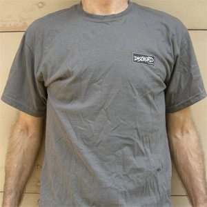 DISCHORD OFFICIAL GOODS / S/T-SHIRT/CHARCOAL/BOX LOGO