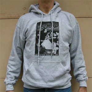 DISCHORD OFFICIAL GOODS / M/HOODED/GRE-BLA/1ST DISCHORD LOGO