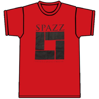 SPAZZ / M/RED/T-SHIRT/GOLDEN HARVEST HARDCORE