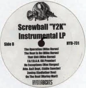 SCREWBALL / スクリューボール / Y2K INSTRUMENTAL