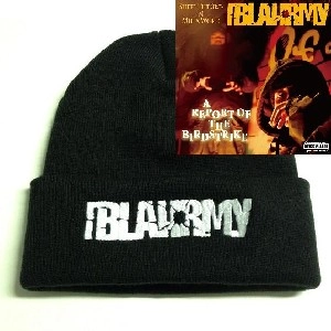BLAHRMY / A REPORT OF THE BIRDSTRIKE+KNIT CAP BLACK