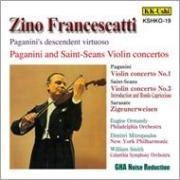 ZINO FRANCESCATTI / ジノ・フランチェスカッティ / パガニーニ＆サン=サーンス：ヴァイオリン協奏曲ほか