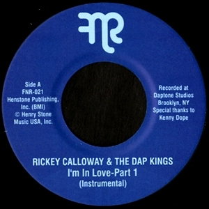 RICKEY CALLOWAY & THE DAP KINGS / ダップ・キングス / I'M IN LOVE PART 1 & 2 (INSTRUMENTAL)