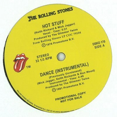 ROLLING STONES / ローリング・ストーンズ / HOT STUFF / DANCE (INSTRUMENTAL) / MISS YOU