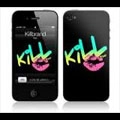 KILL BRAND (APPAREL BRAND) / KISS(IPHONE 4(16/32GB)用 : MUSIC SKIN)