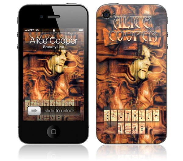 ALICE COOPER / アリス・クーパー / BRUTALITY LIVE(iPhone 4(16/32GB)用 : MUSIC SKIN) 