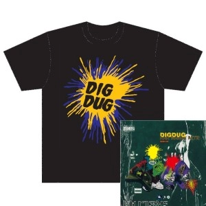 DIGDUG (MASS-HOLE&DJ SEROW) / ディグダグ / LOST　FOSTEX　MTR　+TシャツBLACK　L