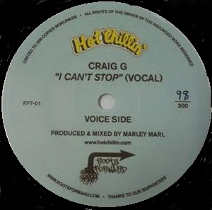 CRAIG G & MARLEY MARL / I CAN'T STOP(BLACK VINYL)