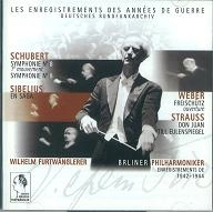 WILHELM FURTWANGLER / ヴィルヘルム・フルトヴェングラー / SCHUBERT/WEBER/STRAUSS