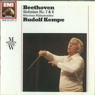 RUDOLF KEMPE / ルドルフ・ケンペ / BEETHOVEN:SYM7/8