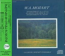 SALZBURG MOZART ENSEMBLE / ザルツブルク・モーツァルト・アンサンブル / モーツァルト：ディヴェルティメント