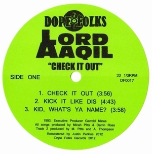 LORD AAQIL / CHECK IT OUT EP