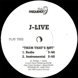 J-LIVE / J・ライヴ / THEM THAT'S NOT