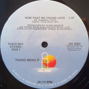THIRD WORLD / サード・ワールド / NOW THAT WE FOUND LOVE / ONE COLD VIBE
