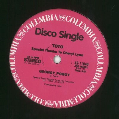 TOTO / トト / GEORGY PORGY