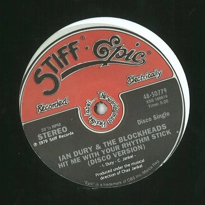 IAN DURY & THE BLOCKHEADS / イアン・デューリー&ザ・ブロックヘッズ / HIT ME WITH YOUR RHYTHM STICK