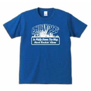 T SHIRTS (YO BROTHER! PRODUCTION) / Ｐｈｉｌｌｙ　３６０°Tシャツ　ブル-　SIZE　M