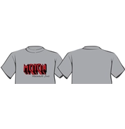MOTON / GREY TEE/RED LOGO-L