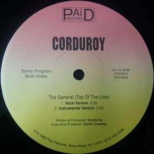 CORDUROY(HIP HOP) / GENERAL (TOP OF THE LINE)