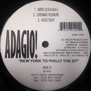 ADAGIO!(HIP HOP) / NEW YORK TO PHILLY THE EP
