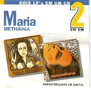 MARIA BETHANIA / マリア・ベターニア / 2 EM 1(RECITAL NA BOITE BARROCO 1968 / MARIA BETHANIA 1969)
