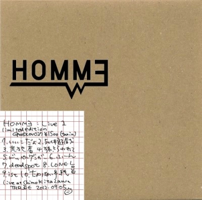 HOMMヨ / LIVE 1-限定盤-<CD>