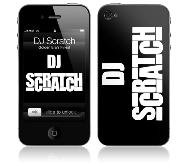 SCRATCH / スクラッチ / GOLDEN ERA'S FINEST(iPhone 4(16/32GB)用 : MUSIC SKIN) 