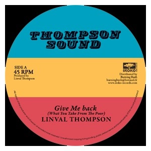 LINVAL THOMPSON / リンバル・トンプソン / GIVE ME BACK / LUMP SUN