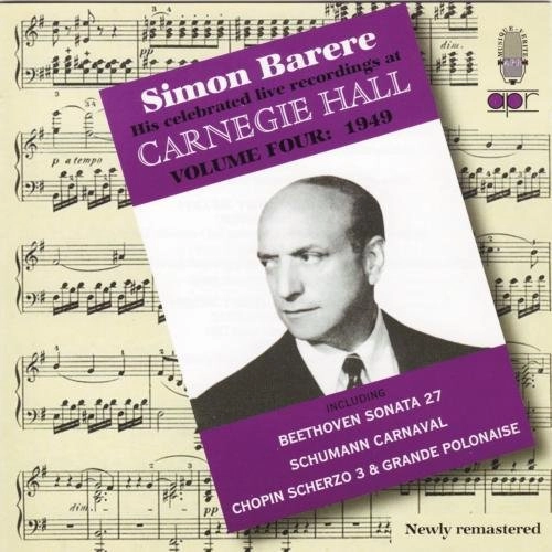 SIMON BARERE / シモン・バレル / LIVE AT CARNEGIE HALL VOL.4 
