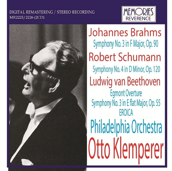 OTTO KLEMPERER / オットー・クレンペラー / BRAHMS,SCHUMANN,BEETHOVEN:SYMPHONIES(2CD)