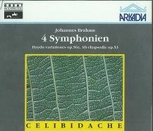 SERGIU CELIBIDACHE / セルジゥ・チェリビダッケ / BRAHMS:SYMPHONIES
