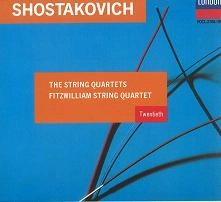 FITZWILLIAM STRING QUARTETS / フィッツウィリアム弦楽四重奏団 / ショスタコーヴィチ：弦楽四重奏曲全集