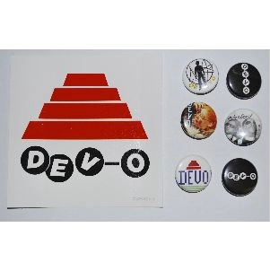 DEVO / ディーヴォ / BUTTON/STICKER PACK