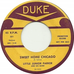 LITTLE JUNIOR PARKER / リトル・ジュニア・パーカー / SWEET HOME CHICAGO + SOMETIMES