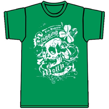 FLOGGING MOLLY / フロッギング・モリー / M/T-SHIRT/GREEN/VINTAGE IRISH
