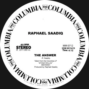 RAPHAEL SAADIQ / ラファエル・サーディク / ANSWER
