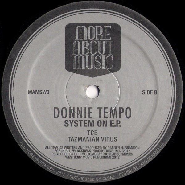 DONNIE TEMPO / SYSTEMS ON EP