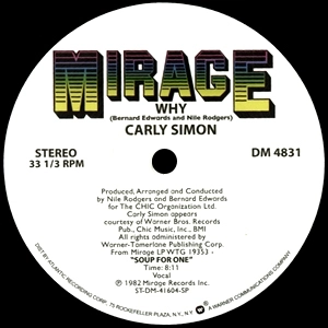 CARLY SIMON + CHIC / カーリー・サイモン + シック / WHY