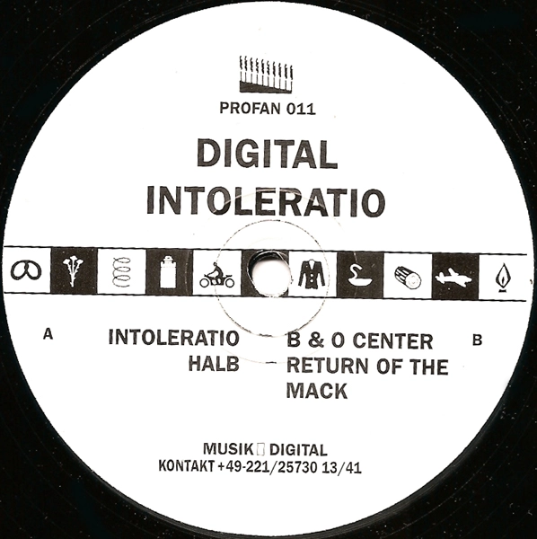 DIGITAL (WOLFGANG VOIGT) / INTOLERATIO