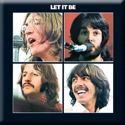 BEATLES / ビートルズ / LET IT BE FRIDGE MAGNET