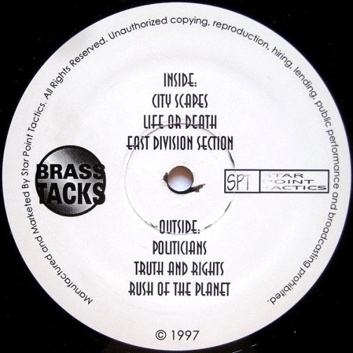 BRASS TACKS / STAR POINT TACTICS EP -ORIGINAL CANADA PRESS-