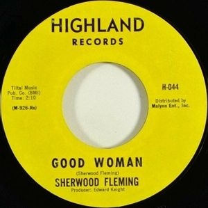 SHERWOOD FLEMING / シャーウッド・フレミング / GOOD WOMAN / HOLDIN' ON