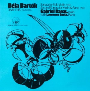 GABRIEL BANAT / ガブリエル・バナト / BARTOK: SONATA FOR SOLO VIOLIN, SECOND SONATA FOR VIOLIN & PIANO