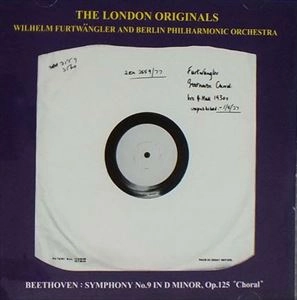 WILHELM FURTWANGLER / ヴィルヘルム・フルトヴェングラー / ロンドン･オリジナルス