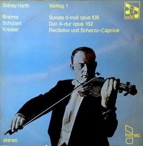 SIDNEY HARTH / シドニー・ハース / BRAHMS / SCHUBERT / KREISLER